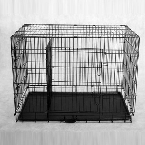 Inch Dog Kennel Double Door With Divider Inch Dog Kennel Double Door With Divider