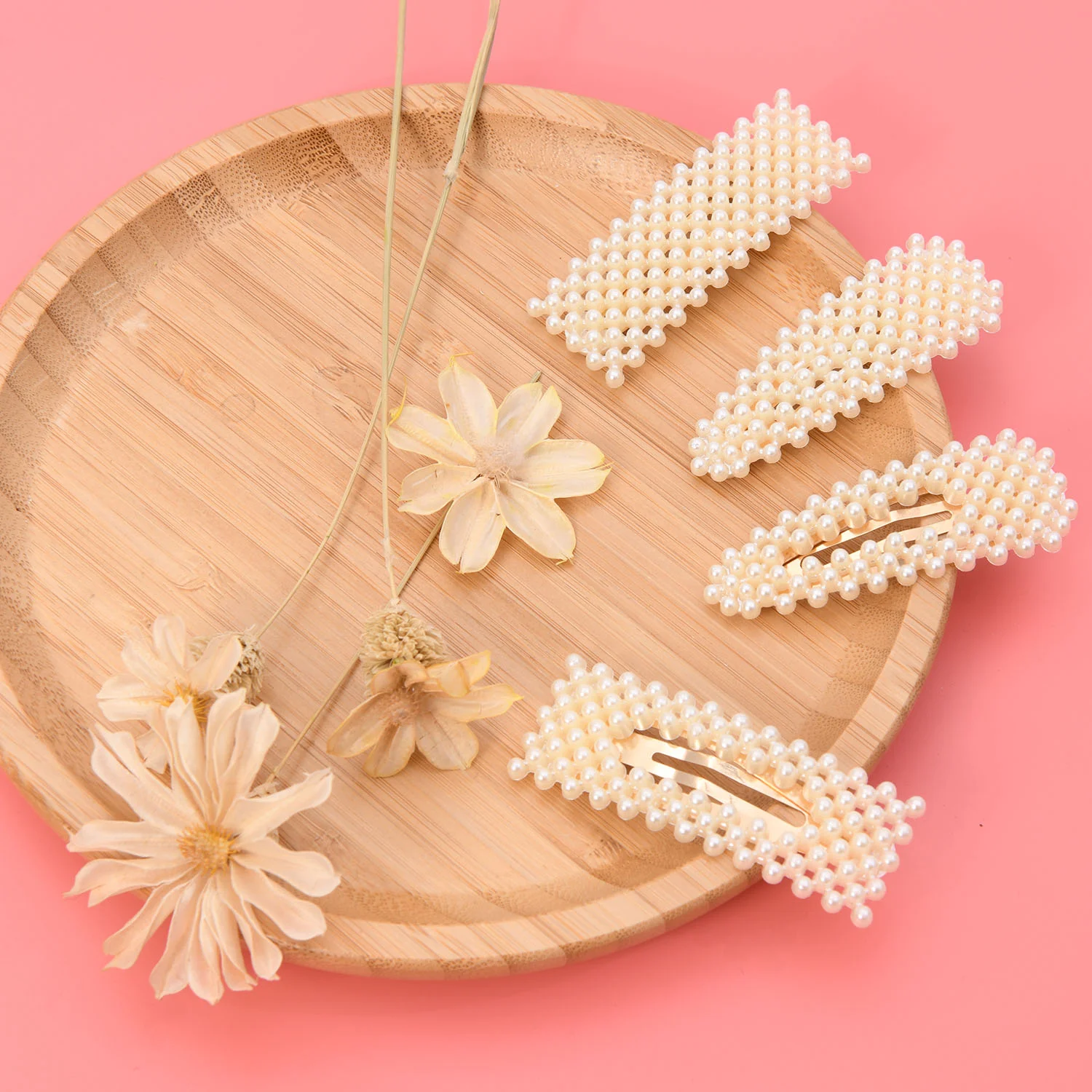 Hair Clip 2PC Pearl Gold Snap Beauty For Girl And Women Wedding Party And  Daily Fashion Hair Style Hair Clip Length 