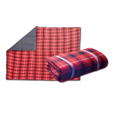 Foldable Flannelette Picnic Mat with Elastic