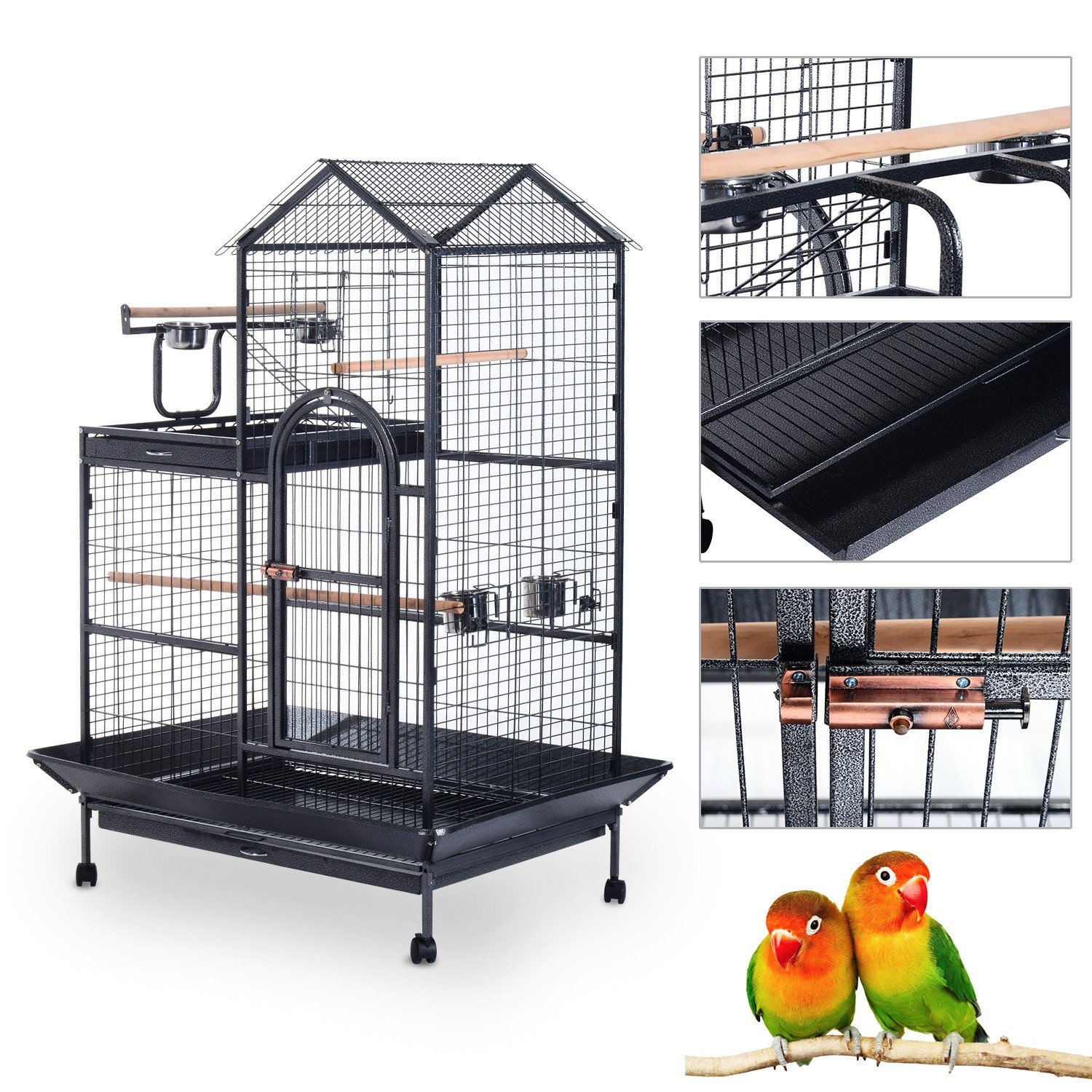 big parrot cage