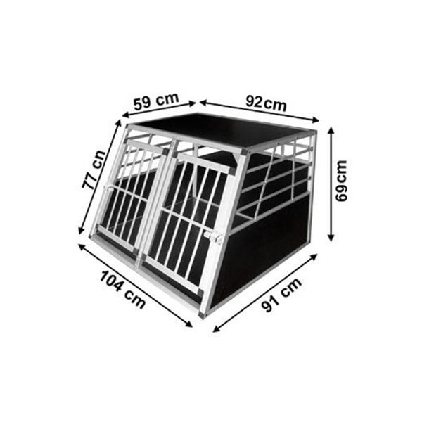 aluminium dog crate