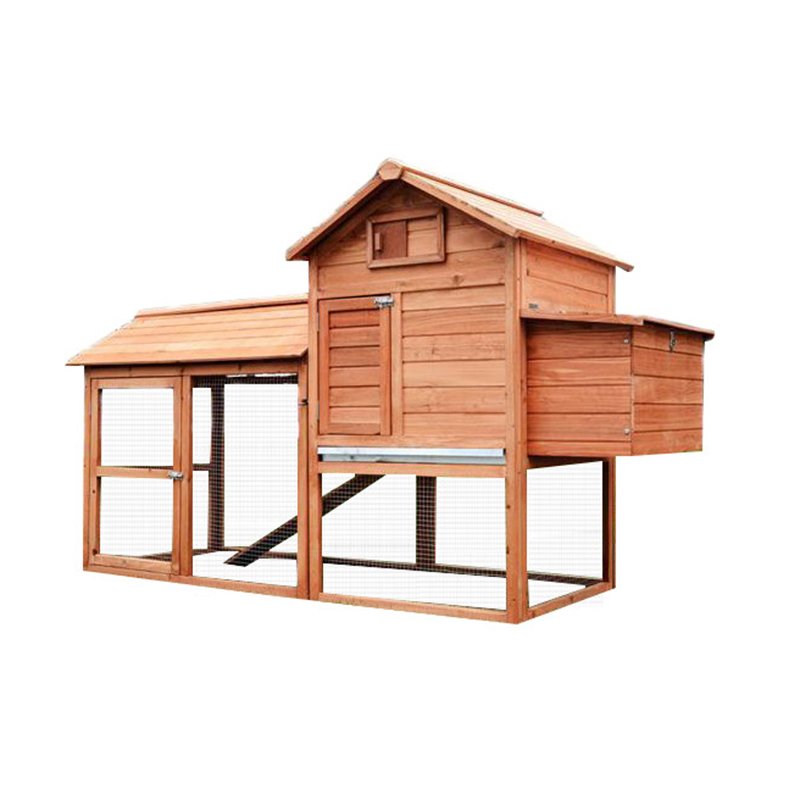 Deluxe Backyard Wood Chicken Coop Hen House w/ Outdoor Run - WooDen Chicken Coop 5663 1319 F