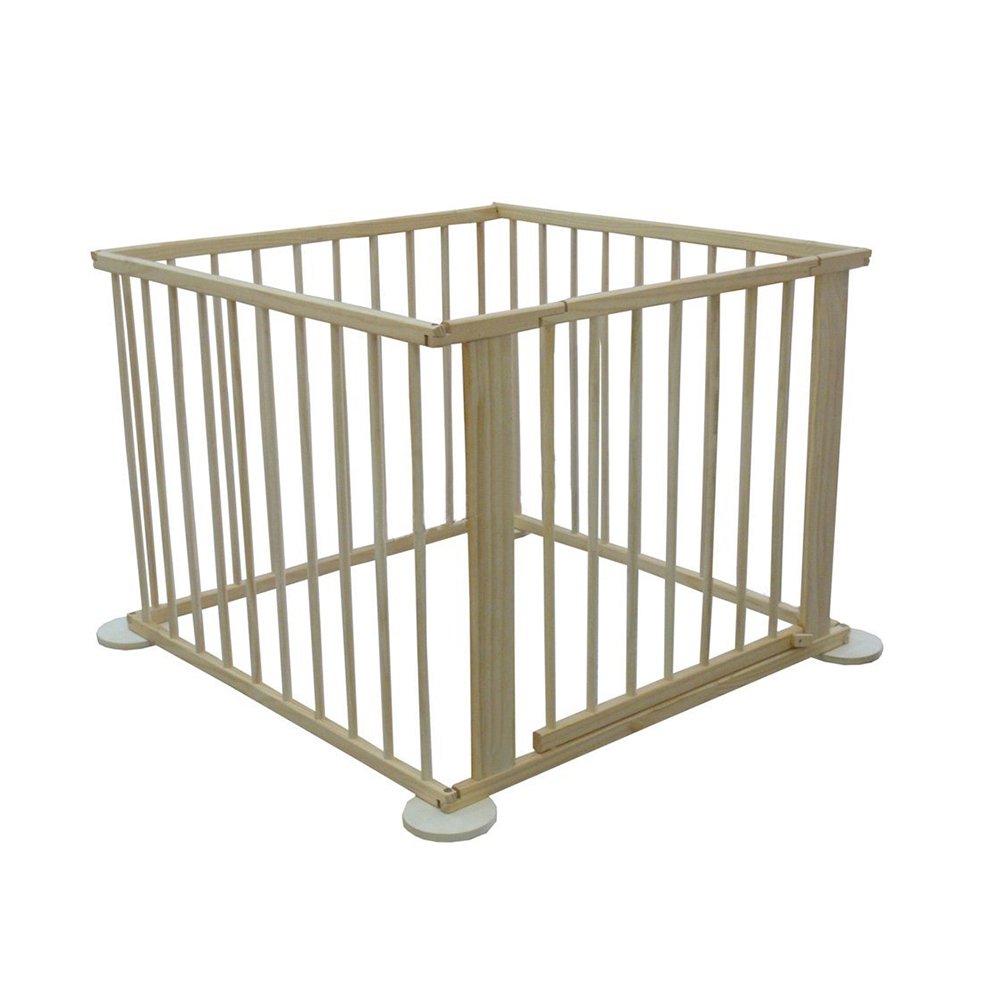 wooden baby pen