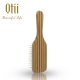Bamboo Paddle Hair Brush with Wire Pin 3- side