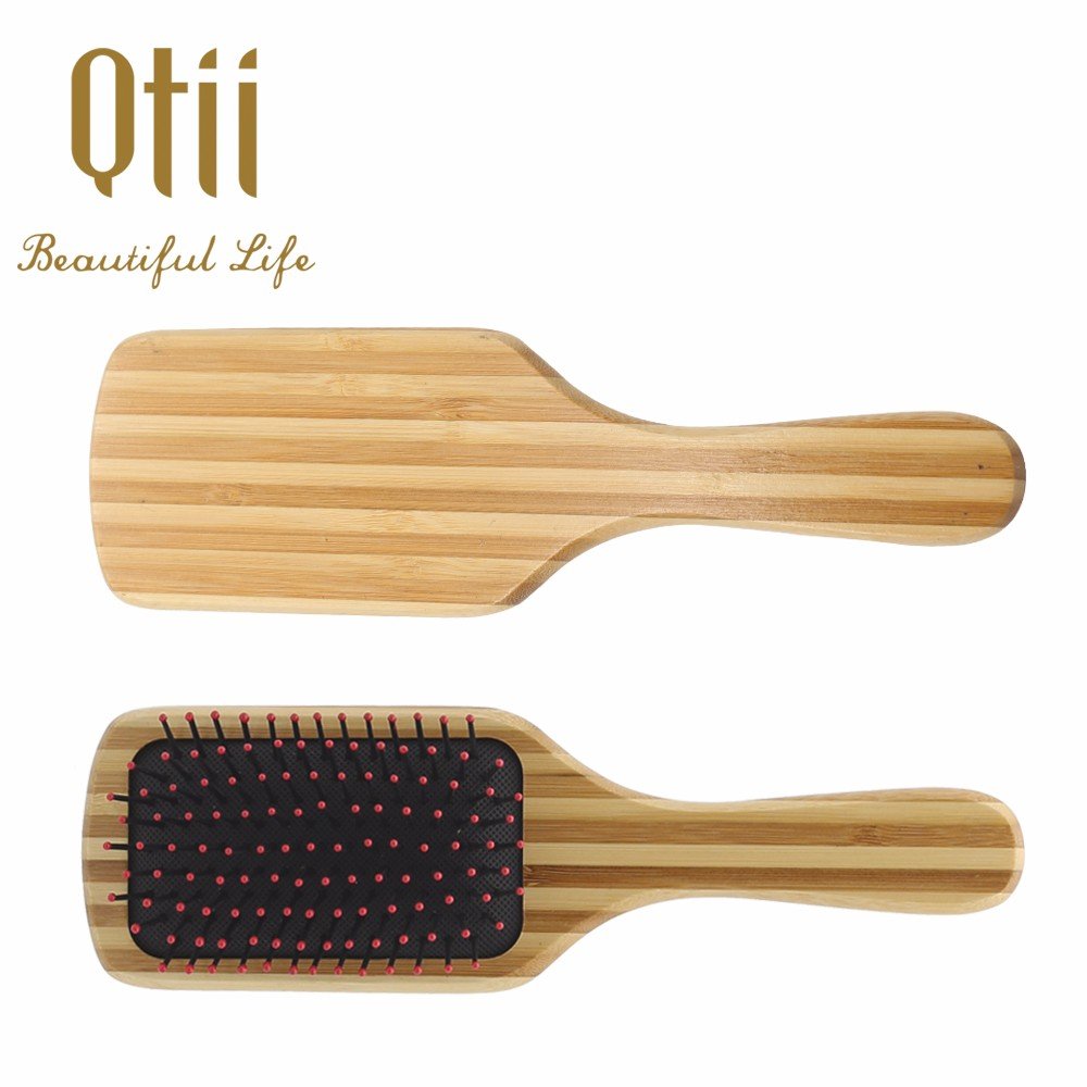 Bamboo Hair brush with nylon pin Air cushion brush with massage, hot