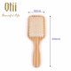 Bamboo Hair Brush with Bristle 8586B-2