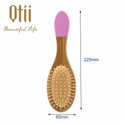Water Proof Bamboo Hair Brush with Bamboo Pin  9204NB-2
