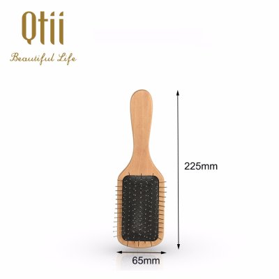 Paddle Detangling Wooden Hair Brush with Wire Pin  G-2