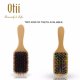 Paddle Wooden Hair Brush with Nylon Pin  5- color