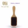 Paddle Wooden Hair Brush with Nylon Pin  1-item