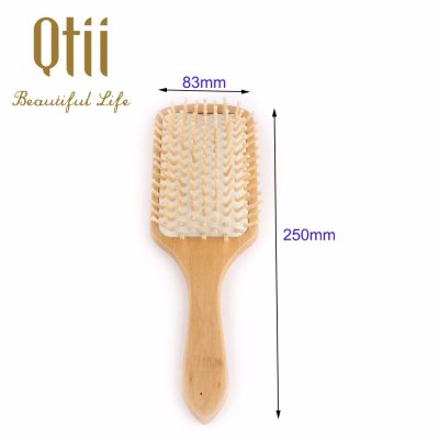 Paddle Detangling Wooden Hair Brush  8586-size