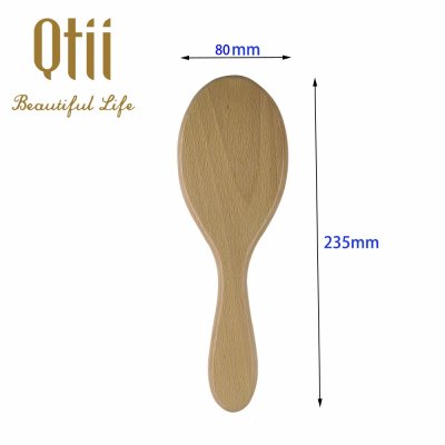 Oval Beech Wood Hair Brush 9205J-2