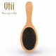 Oval Shape Wooden Hair Brush 9205W-4