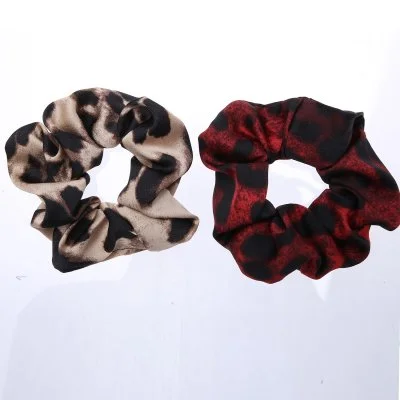 Hair Band Elastic Colorful Chiffon Hair Bobbles For Thick Hair Soft Stretchy Ponytail Hair Scruchies Dia 11cm