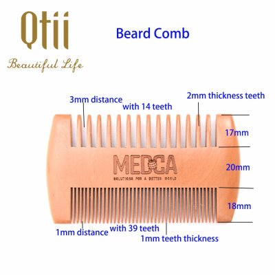  Wooden Beard Comb MB-002-2