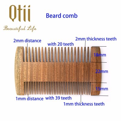 Natural Sandalwood Beard Comb MB-003-2