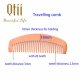 Natural Peach Wood Hair Comb with Wide Teeth MB-012-2