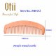 Natural Peach Wood Hair Comb with Wide Teeth MB-012-1