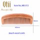 Natural Peach Wood Hair Comb with Carve Pattern MB-013-1