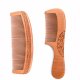 Natural Peach Wood Hair Comb with Carve Patterns MB-018-group