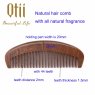 Sandalwood Handmade Hair Comb MB-025-2