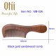 Handmade Natural Black Gold Sandalwood Hair Comb with Holding Handle MB-026-1