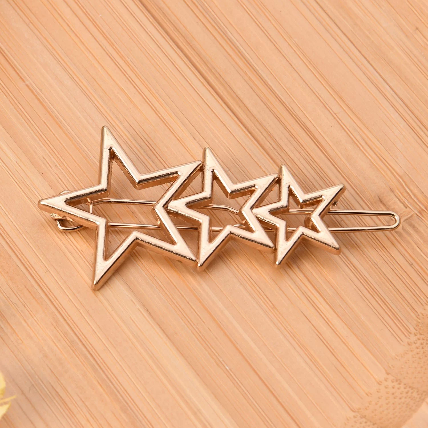 Hair Clip Star Metal Gold Silver Color Design Daily Fashion Beauty Use Hair  Clip For Girl And Women Length 