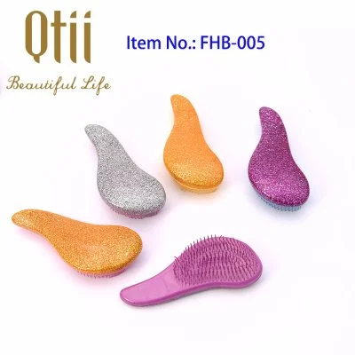 Mini Detangling Brush with Shinning Powder in Size 15x5.5cm