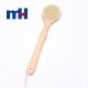 Natural Boar Bristles Wood Long Handle Bath Brush, Body Brush for Wet or Dry Brushing-2