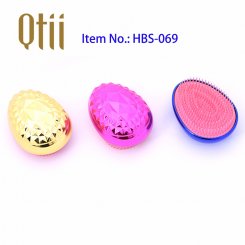 Egg Shape Soft Styling Hair Brush with Plating and Spiny FBS-069-1