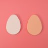 High Density Stripes Zebra Cosmetic Sponge Powder Puff SBR with Grinding Edge