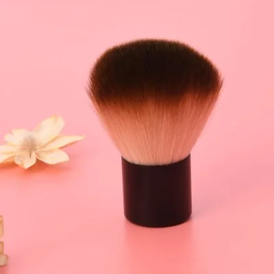 Kabuki Face Powder Mineral Blush Buffing Makeup Brush Aluminium Handle