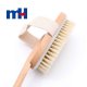 Natural Boar Bristles Wood Long Handle Double Side Bath Brush with Massage Nodes-4