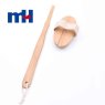 Natural Boar Bristles Wood Long Handle Double Side Bath Brush with Massage Nodes-6