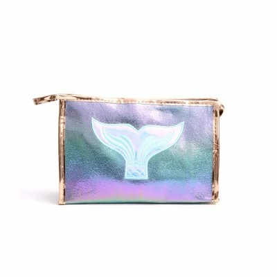 PU Cosmetic Bag Travel Toiletry Organizer Mermaid Storage Makeup Bag
