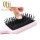 Fashion Air Cushion Paddle Shape Hair Brush Back Side with Mirror Bottom For All Hair Types 524-234-5
