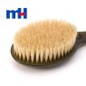 Natural Boar Bristles Plastic Long Handle Bath Brush, Back Massager Body Brush for Wet or Dry Brushing, 37*7cm-3