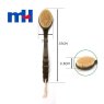 Natural Boar Bristles Plastic Long Handle Bath Brush, Back Massager Body Brush for Wet or Dry Brushing, 37*7cm1--