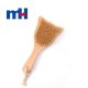 Natural Boar Bristles Wood Short Handle Brush for Bath, or Dry Brushing, Body Brush for Exfoliation, Cellulite Treatment, 2110cm-1