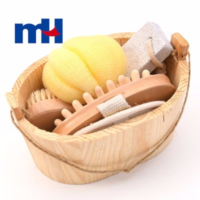 Promotional Natural Spa Bath Set Gift Wholesale Bath Set & Women Spa Kit Custom Shower Bath Spa Gift Set BSG21-08