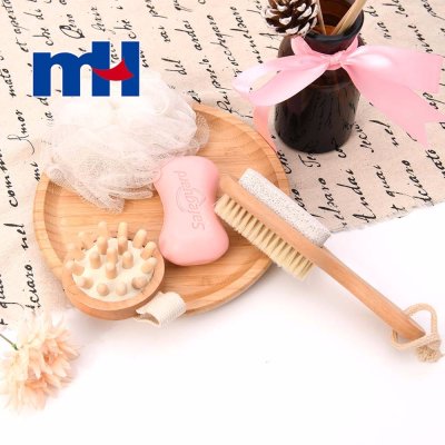 Promotional Natural Spa Bath Set Gift Wholesale Bath Set & Women Spa Kit Custom Shower Bath Spa Gift Set BSG21-06