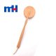 Natural Boar Bristles Wood Long Handle Bath Brush with Massage Nodes, Body Brush for Wet or Dry Brushing, 4010.5cm-2