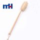Natural Boar Bristles Wood Long Handle Double Side Bath Brush-3-