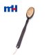 Natural Bristles Double Side Shower Brush with Long Handle for Back Scrubber, Wooden Massage Brush-2