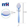 Plastic Long Handle Shower Bath Scrubber, Body Back Massager, Bath Brush 37.57.3cm-6