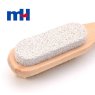 Wooden Shower Foot Scrubber Brush Dual Sided Foot Bath Brush With Pumice Stone 183.5cm-5