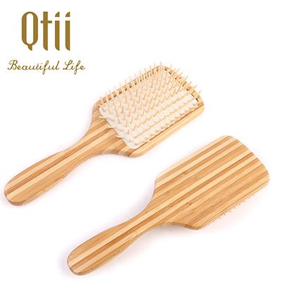 bamboo paddle hair brush