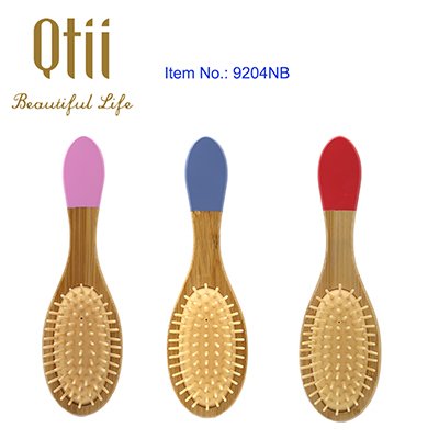 Water Proof Bamboo Hair Brush with Bamboo Pin -9204nb
