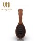 Ergonomic Oval Wooden Bursh with  Carved Air Cushion-9205l