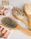 Bamboo paddle hair brush